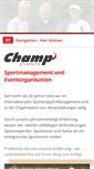 Mobile Screenshot of champevents.at